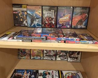 Nintendo Game Cube games and PlayStation 2 games