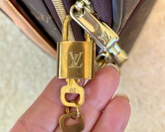Louis Vuitton luggage locks with keys