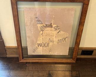 Dog wall art