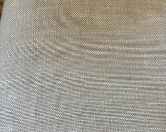 Fabric detail on dining chairs