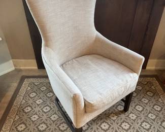 Two captains chair dining table Restoration Hardware