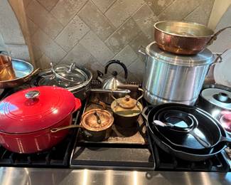 Ruffoni copper cookware by Williams Sonoma