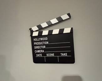 Movie theatre wall decor