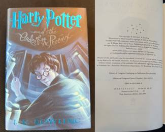 Harry Potter Hardback Book 1st Edition