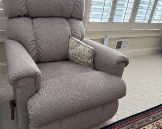 Less than a year old Lazyboy small scale Upholstered Recliner