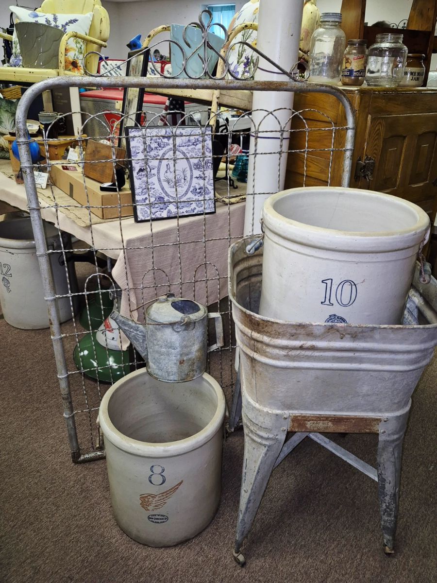 Save The Date and plan on attending next weekend's Large 2 Day Estate/Living Estate Sale. Much rustic primitives. Metal garden gate and metal wash tub