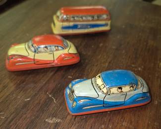 Vintage toy cars