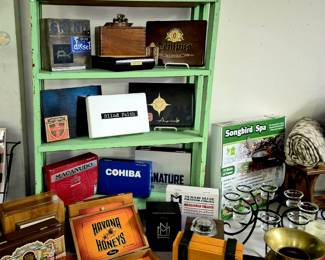 Wide variety of cigar boxes