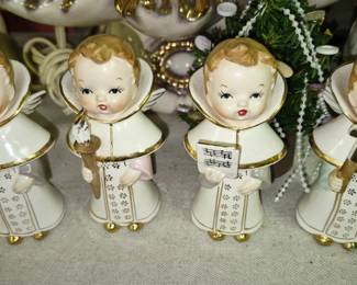 Vintage 4 pcs. Japan choir boys figurines