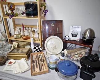 Much modern and vintage kitchenware