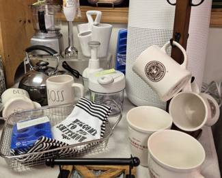 Much kitchenware.
