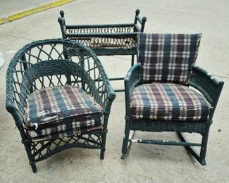 Wicker "As Is" 3 pcs. set