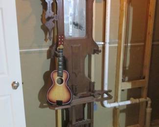 Antique Mahogany Hall Tree