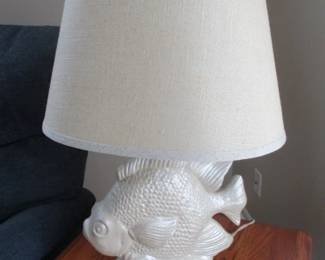 Ceramic Fish Table Lamp
