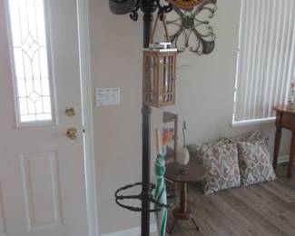 Ornate Cast Iron Coat Tree