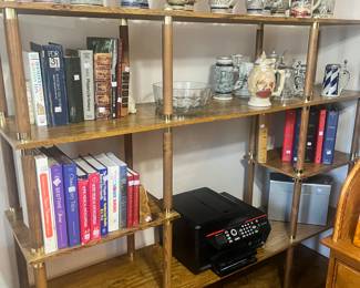 Large shelving unit
Assortment of beer steins, some are Avon