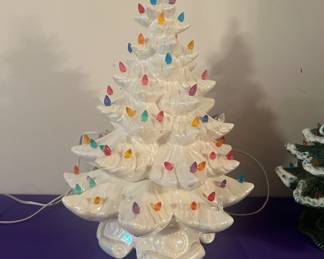 White ceramic Christmas Tree