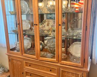 Beautiful lighted hutch