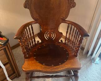 Beautiful antique rocking chair