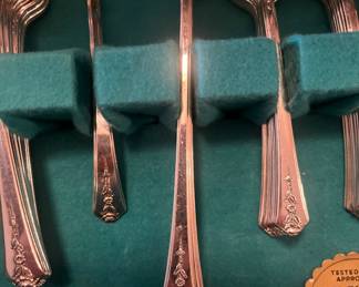 Spring Garden 40 piece with serving pieces and chest