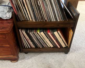 Yes we have vinyl! Large selection of Albums