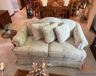 Custom Upholstered Loveseat