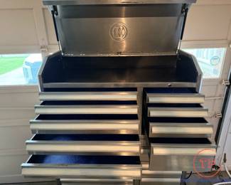 KOBALT Stacked Rolling Toolbox Cabinet
