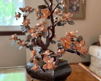 Japanese Cherry Blossom Paper Mache Tree