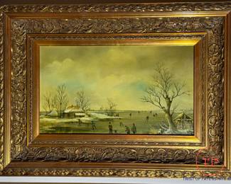 Original Oil on Board Paintings by BEREND DAM