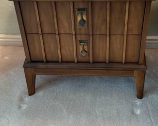 DIXIE Mid Century Modern Walnut Nightstand