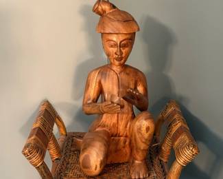 Hand Carved Wood Sculpture
