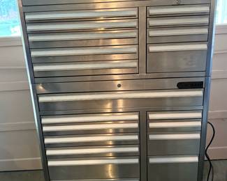 KOBALT Stacked Rolling Toolbox Cabinet