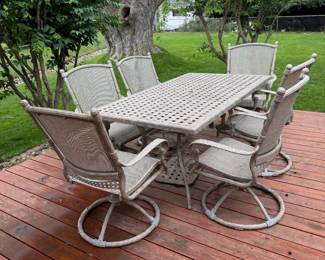 Cast Aluminum Patio Set
