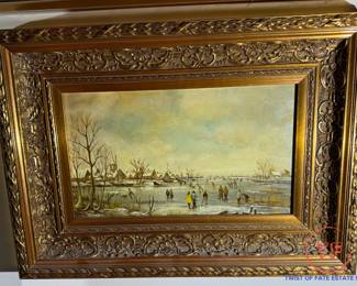 Original Oil on Board Paintings by BEREND DAM