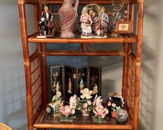 Rattan Etagere