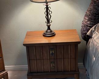 DIXIE Mid Century Modern Walnut Nightstand