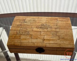 Bone Inlaid Trinket Box