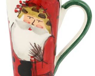 Old St Nick mugs , aprons, tablecloths and bibs