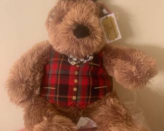 Mackenzie Childs bear, new with tags 