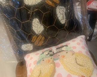 Mackenzie Childs pillows, new