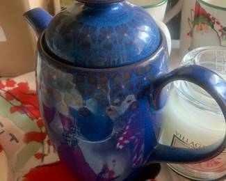 Denby midnight coffee, gravy, service for 8