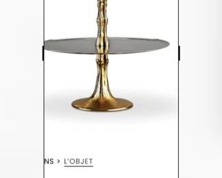 Lobjet two tier dessert stand, new in box