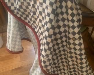 Mackenzie Childs round tablecloth 