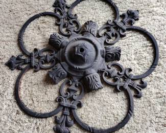 CAST IRON CEILING FIXTURE CEILING PLATE