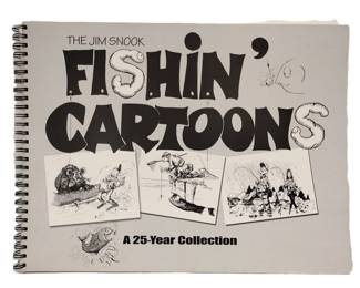 JIM SNOOK FISHIN CARTOONS BOOK