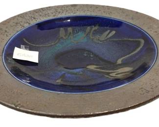 SIGNED STUDIO POTTERY BOWL WITH HANGER