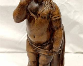LECORNEY FRENCH TERRACOTTA SCULPTURE OF A CHILD