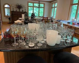 Pitchers, Stemware, and Other Glassware