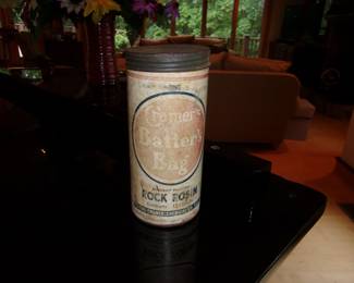 Early Baseball Rosin Can/Contents