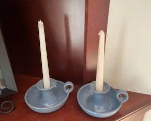 1991 J R COOPER Candle Holders